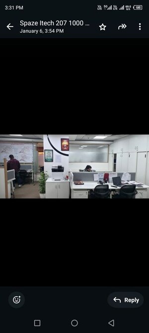 Team Area in  Office Space at Spaze ITech Park, Sector 49 – for Rent