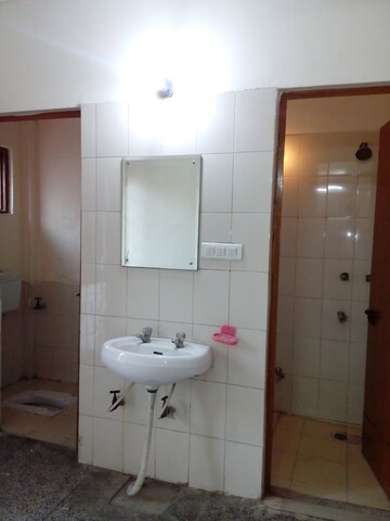Bathroom in 1 BHK Apartment at Molarband Extension – for Rent