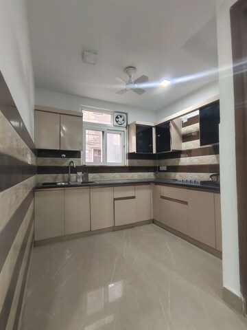 Kitchen in 3 BHK Builder Floor at Palm Residency Chhatarpur, Chattarpur – for Rent