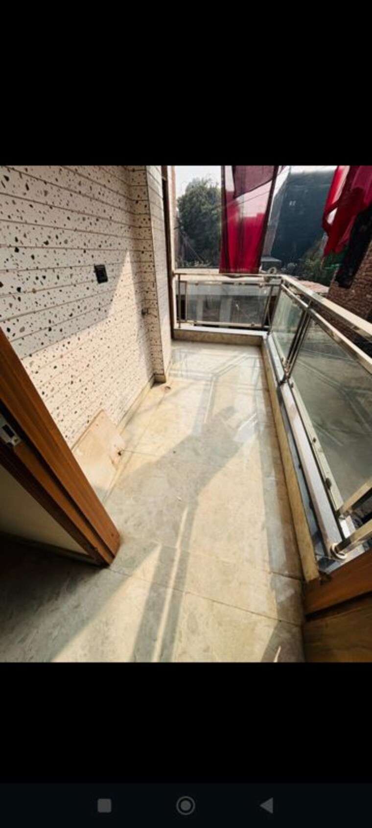 Balcony, baba colony 3 Bedroom 950 Sq.Ft. Builder Floor In Baba Colony Delhi 9769984