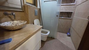 Bathroom in 3 BHK Builder Floor at Greater Kailash I – for Rent