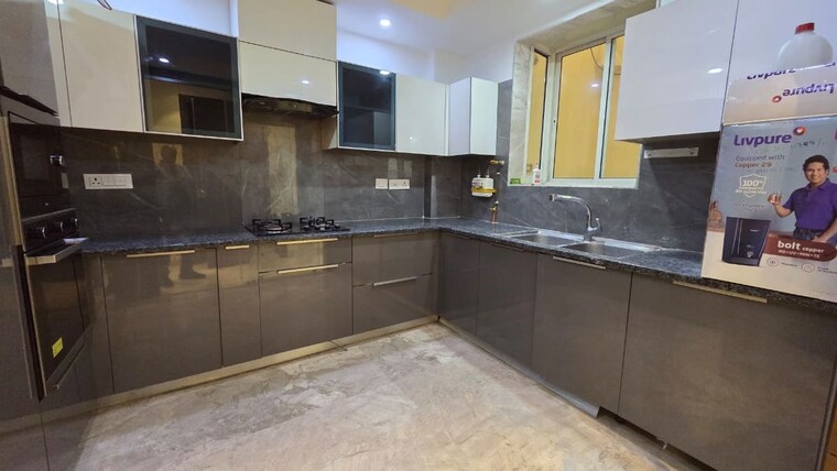 Kitchen, greater kailash i 3 Bedroom 208 Sq.Ft. Builder Floor In Greater Kailash I Delhi 9770000