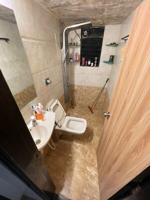 Bathroom in 1 BHK Apartment at Shiv Bhakti Apartment, Malad West – for Rent