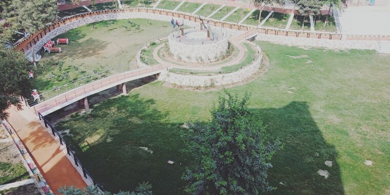 Garden, ambar hai village 2 Bedroom 800 Sq.Ft. Builder Floor In Ambar Hai Village Delhi 9770266