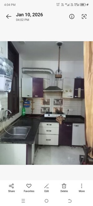 Kitchen in 2 BHK Builder Floor at Sapphire Tower, Sector 104 – for Rent