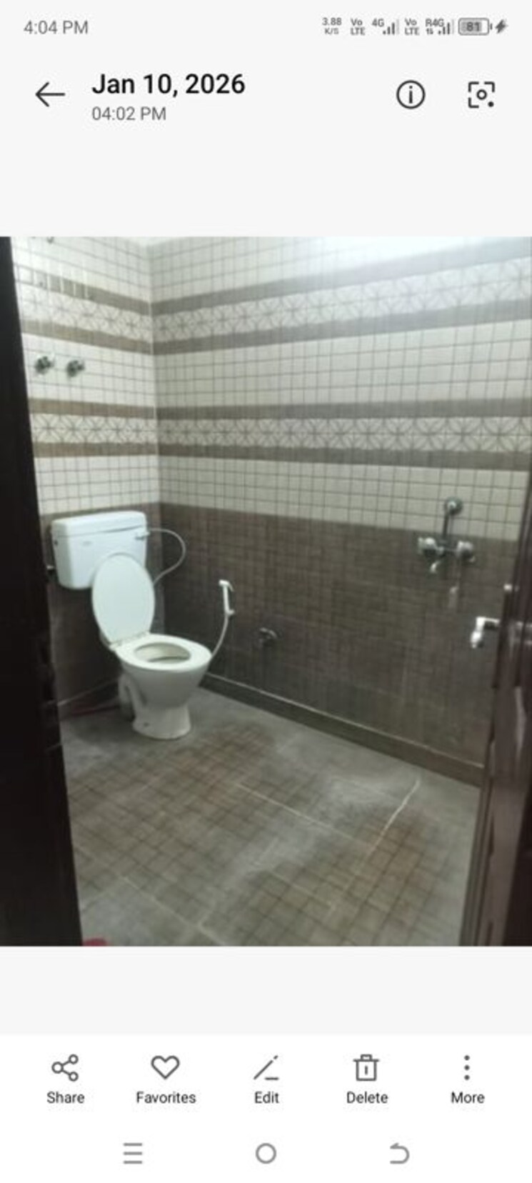 Bathroom, sapphire-tower 2 Bedroom 900 Sq.Ft. Builder Floor In Sector 104 Noida 9770457