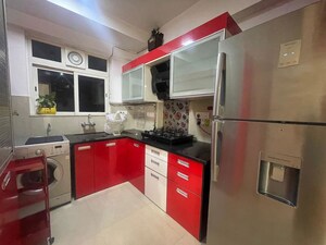 Kitchen in 2 BHK Apartment at Hiranandani Paloma, Ghodbunder Road – for Rent