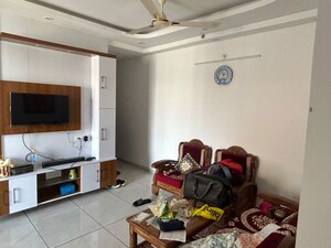Living Room in 2 BHK Apartment at Rishita Manhattan, Gomti Nagar – for Rent