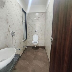 Bathroom in 2 BHK Apartment at Yashraaj Park, Ghodbunder Road – for Rent