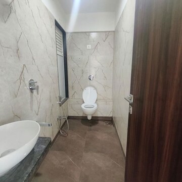 Bathroom in 2 BHK Apartment at Yashraaj Park, Ghodbunder Road – for Rent