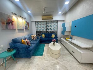 Living Room in 2 BHK Apartment at Hiranandani Paloma, Ghodbunder Road – for Rent