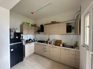 Kitchen in 2 BHK Apartment at Bhartiya Nikoo Homes, Thanisandra Main Road – for Rent