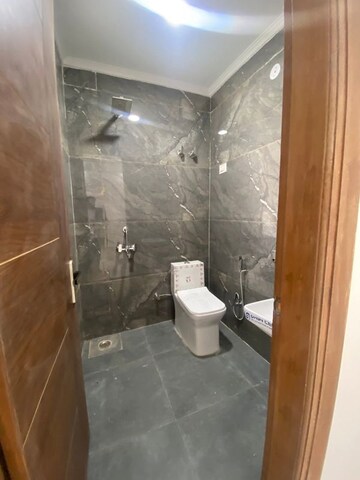 Bathroom in 3 BHK Apartment at Chattarpur – for Rent