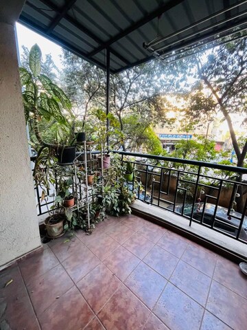 Balcony in 2 BHK Apartment at Brahma Suncity, Wadgaon Sheri – for Rent