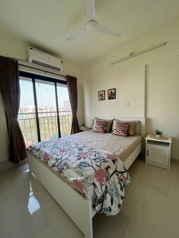 Bedroom in 1 BHK Apartment at Oxford Navrang Crystal, Goregaon West – for Rent