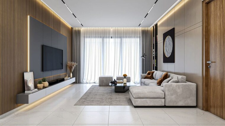 Living Room, platinum-marvelle 4 Bedroom 1725 Sq.Ft. Apartment In Balewadi Pune 9771325