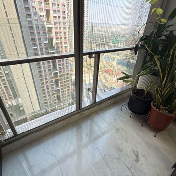 Balcony in 3 BHK Apartment at Lodha The Park Side, Kamala Mill – for Rent