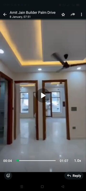 Building Lobby in 3 BHK Builder Floor at RPS Palm Drive, Sector 88 – for Sale
