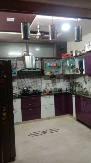 Kitchen in 3 BHK Builder Floor at Raj Nagar – for Sale