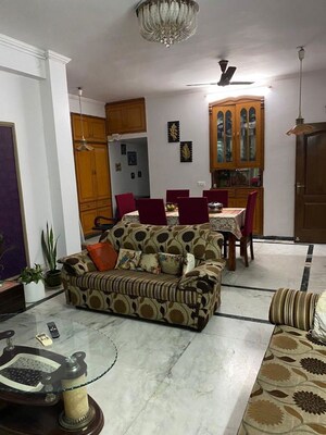 Living Room in 4 BHK Villa at SS Mayfield Gardens, Sector 51 – for Rent