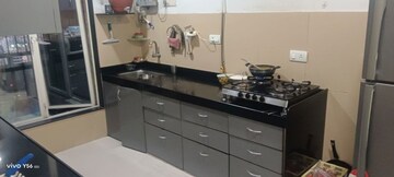 Kitchen in 3 BHK Apartment at Rustomjee OZone, Goregaon West – for Rent