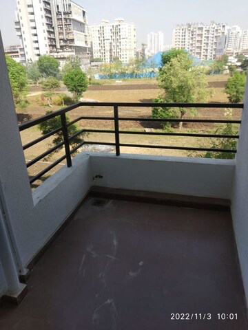 Balcony in 2 BHK Apartment at RR Akshay Residency, Wakad – for Rent
