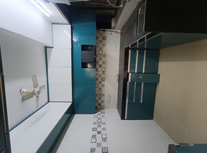 Staircase in 2 BHK Apartment at Runwal Garden City, Balkum Pada – for Rent