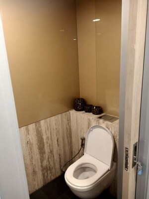 Bathroom in 3 BHK Apartment at Lodha Aura, Wadala – for Rent