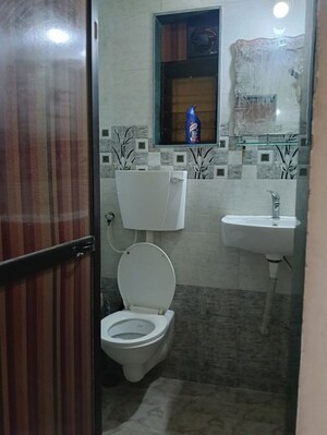 Bathroom in 2 BHK Apartment at S D Sai Sagar, Kharghar – for Rent
