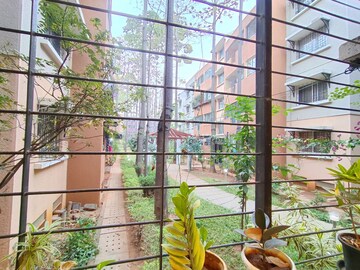 Balcony in 3 BHK Apartment at Puravankara Purva Fairmont, Hsr Layout – for Rent