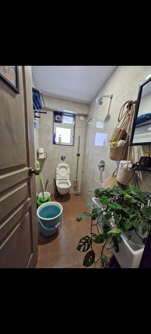 Bathroom in 2.5 BHK Apartment at Paramount Delux Mahal, Bandra West – for Rent