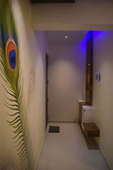 Building Lobby in 1 BHK Apartment at Kanakia Rainforest, Andheri East – for Rent