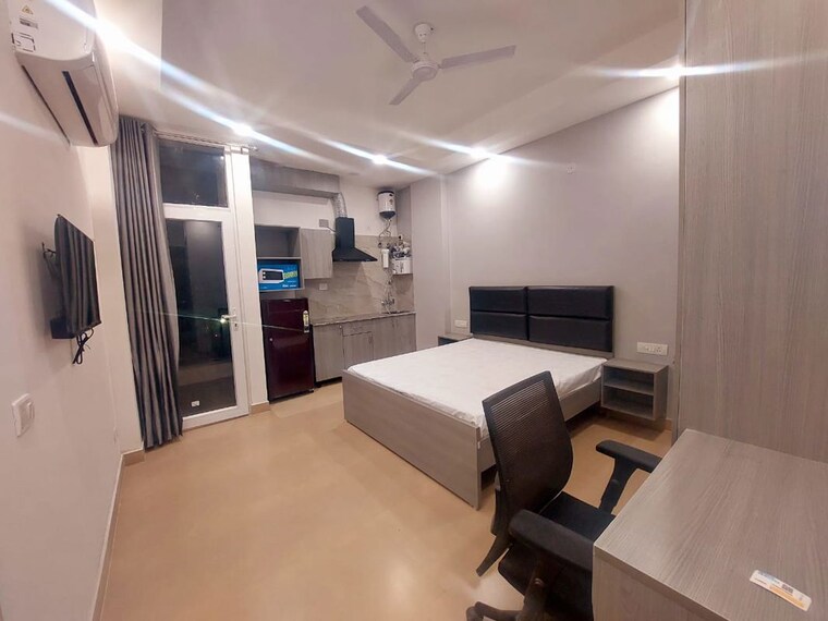 Master Bedroom, sector 47 Studio 641 Sq.Ft. Builder Floor In Sector 47 Gurgaon 9772398