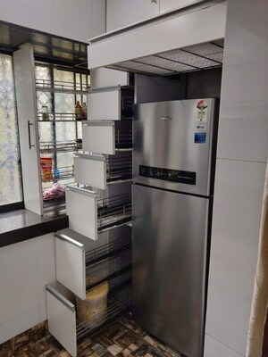 Staircase in 2 BHK Apartment at Rajas CHS, Andheri East – for Rent