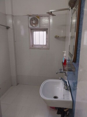 Bathroom in 1 RK Apartment at Chittaranjan Park – for Rent