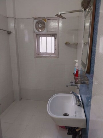 Bathroom in 1 RK Apartment at Chittaranjan Park – for Rent