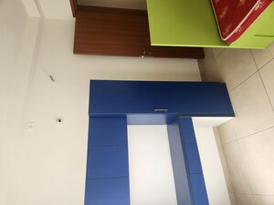 Kitchen in 3 BHK Apartment at Bhartiya Nikoo Homes Phase 2, Thanisandra Main Road – for Sale