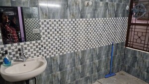 Bathroom in 3 BHK Builder Floor at DLF Queens Court, Greater Kailash ii – for Rent