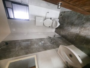 Bathroom in 2 BHK Apartment at K M Horizon Palms, Owale – for Rent