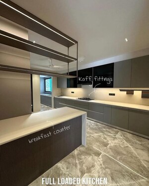 Kitchen in 4 BHK Apartment at Mahindra Aura, Sector 110a – for Rent