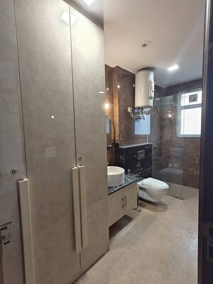 Bathroom in 3 BHK Apartment at Bestech Park View Residency, Sector 3 – for Rent