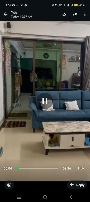 Living Room in 2 BHK Apartment at Vastusankalp Punyodaya Rio, Kalyan West – for Sale