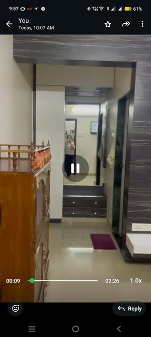 Kitchen in 2 BHK Apartment at Vastusankalp Punyodaya Rio, Kalyan West – for Sale