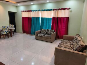 Living Room in 2 BHK Apartment at Kolte Patil Western Avenue, Wakad – for Rent