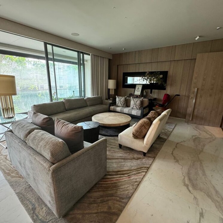 Living Room, raiaskaran-parthenon 4 Bedroom 3190 Sq.Ft. Apartment In Bhudargarh Colony Mumbai 9772705