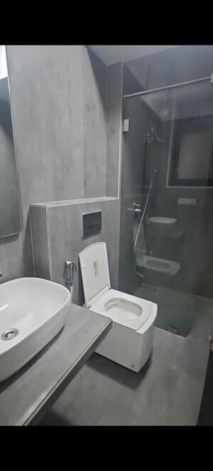 Bathroom in 3 BHK Apartment at DLH Legacy, Juhu – for Rent