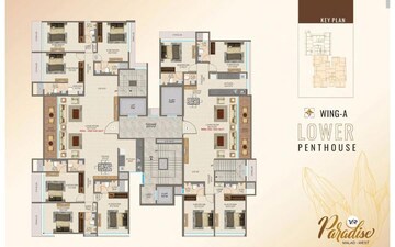 Floor Plan in 4 BHK Apartment at Vir Paradise, Malad West – for Sale