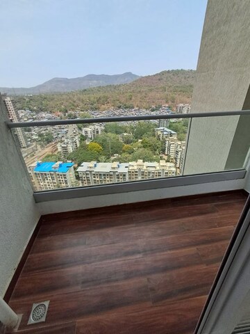 Balcony in 3 BHK Apartment at Piramal Revanta, Mulund West – for Rent