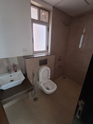 Bathroom in 3 BHK Apartment at Piramal Revanta, Mulund West – for Rent