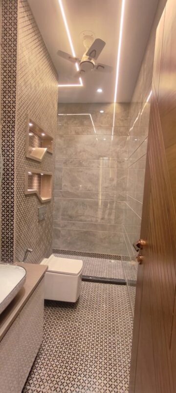 Bathroom in 3 BHK Builder Floor at Vikas Puri – for Rent